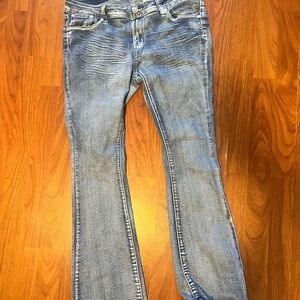 Stylish Light Blue Boot Cut Women's Jeans